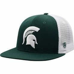 Brand new 🧨 Unbranded Men's Top Of The World Green Michigan State Spartans Classic Snapback Hat ❤️