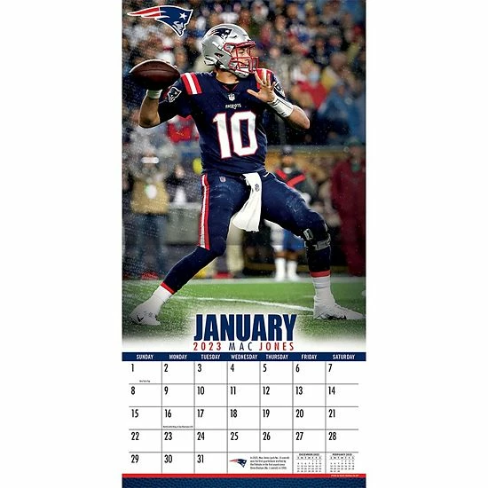 Best Pirce ๐ Unbranded Mac Jones New England Patriots 2023 Player Calendar ๐ - Image 4