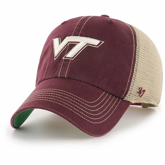 Top 10 ๐ฏ Unbranded Men's '47 Maroon Virginia Tech Hokies Trawler Trucker Snapback Hat ๐ - Image 2