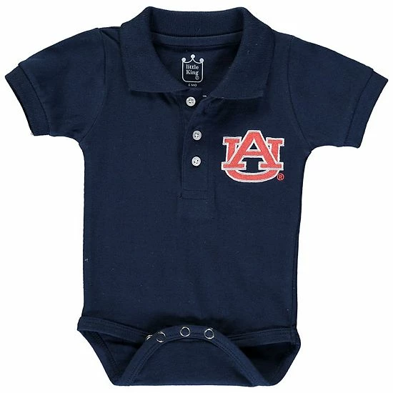 Wholesale โ Unbranded Infant Navy Auburn Tigers Polo Bodysuit ๐