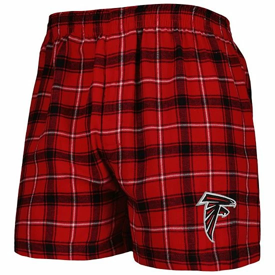 Best reviews of 🛒 Unbranded Men's Concepts Sport Red/Black Atlanta Falcons Ledger Flannel Boxers 🌟 - Image 3