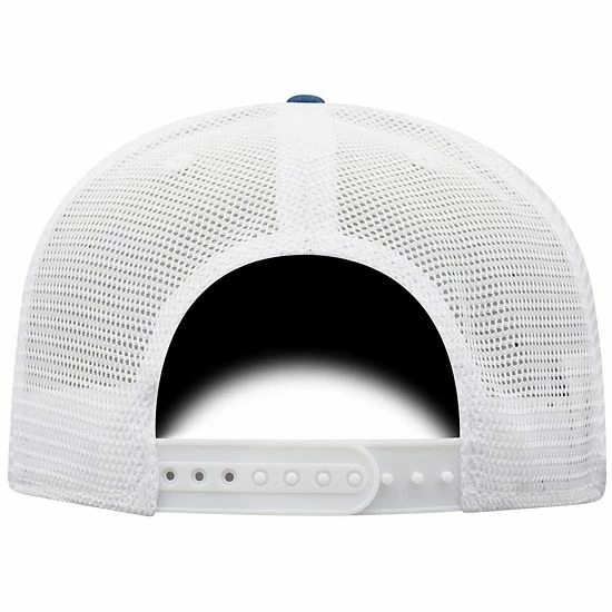 Best Sale ⌛ Unbranded Men's Top Of The World Navy/White West Virginia Mountaineers Trust The Climb Snapback Adjustable Trucker Hat 🎉 - Image 2