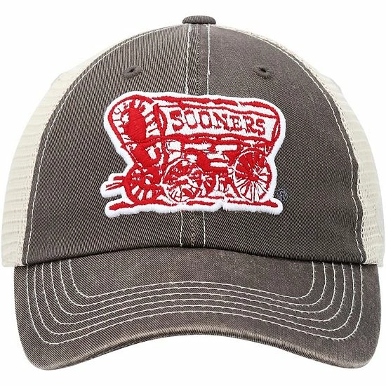 Best deal ⌛ Unbranded Men's Top Of The World Charcoal Oklahoma Sooners Wickler Trucker Snapback Hat 🎉 - Image 3
