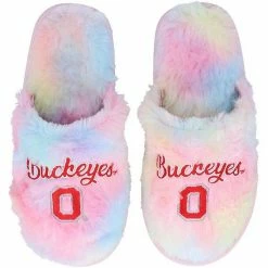 Brand new 😉 Unbranded 👩 Women's FOCO Ohio State Buckeyes Rainbow Slippers 😍