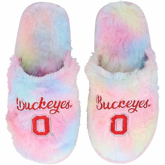 Brand new 😉 Unbranded 👩 Women's FOCO Ohio State Buckeyes Rainbow Slippers 😍