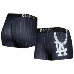 Outlet 🧨 Unbranded 👩 Women's Ethika Black Los Angeles Dodgers Slugger Shorts 🔔