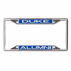 Discount ❤️ Unbranded WinCraft Duke Blue Devils Alumni School Supporter Laser Cut Metal License Plate Frame ✨