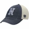 Cheapest 👍 Unbranded Men's Top Of The World Navy Nevada Wolf Pack Wickler Trucker Snapback Hat 🛒