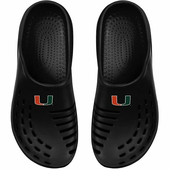 Hot Sale 🤩 Unbranded Men's FOCO Miami Hurricanes Molded Garden Clogs 🧨 - Image 2
