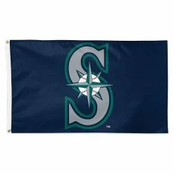 Cheap 💯 Unbranded WinCraft Seattle Mariners 3' X 5' Primary Logo Single-Sided Flag 🌟