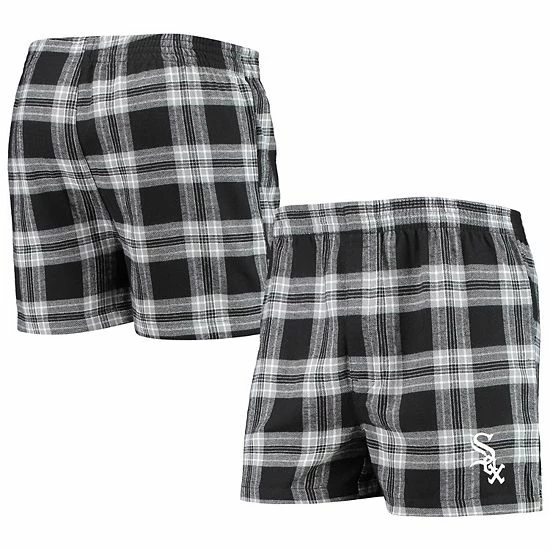 Brand new 🛒 Unbranded Men's Concepts Sport Black/Gray Chicago White Sox Takeaway Flannel Boxers 💯