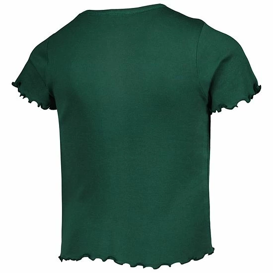 Hot Sale ๐ Unbranded ๐ง Girls Youth Green Michigan State Spartans Lettuce Edge T-Shirt ๐ - Image 4