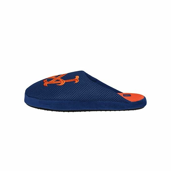 Promo ❤️ Unbranded Men's FOCO New York Mets Big Logo Colorblock Mesh Slippers ⭐ - Image 3