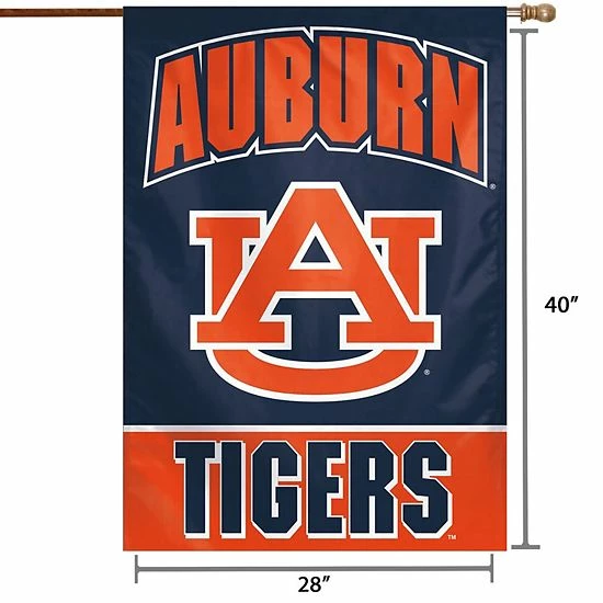Best Sale ⭐ Unbranded WinCraft Auburn Tigers 28" X 40" Primary Logo Single-Sided Vertical Banner ✔️ - Image 3