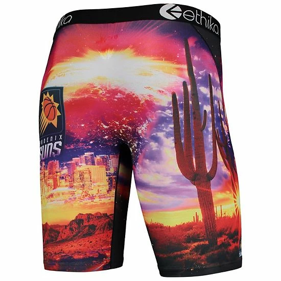 Flash Sale ✔️ Unbranded Men's Ethika Purple/Orange Phoenix Suns Greetings From Boxer Briefs 🤩 - Image 4