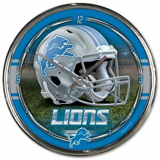 Buy ๐ฅฐ Unbranded WinCraft Detroit Lions 12" Chrome Clock ๐