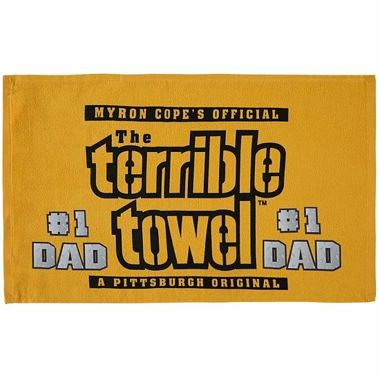 Best Pirce ๐ฏ Unbranded Pittsburgh Steelers 25.25" X 15" #1 Dad Terrible Towel ๐ฏ