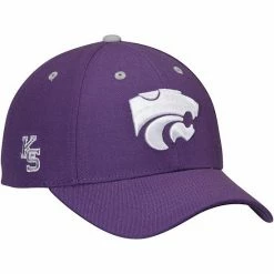 Promo 👍 Unbranded Men's Top Of The World Purple Kansas State Wildcats Triple Threat Adjustable Hat 🤩