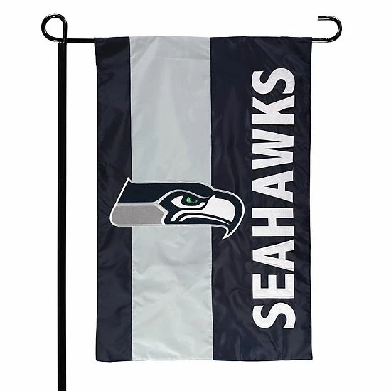 Cheapest 🔥 Unbranded Seattle Seahawks 12.5" X 18" Embellish Garden Flag 👍