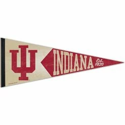 Promo 🤩 Unbranded WinCraft Indiana Hoosiers 12'' X 30'' Vintage Retro Pennant 🤩
