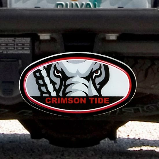 Brand new ๐งจ Unbranded Alabama Crimson Tide Mega Oval Fixed 2" Hitch Receiver Cover โจ - Image 2