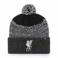 Outlet ❤️ Unbranded Men's '47 Black Liverpool Static Cuffed Knit Hat 👍