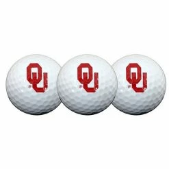 Coupon 👍 Unbranded Oklahoma Sooners Pack Of 3 Golf Balls 🛒