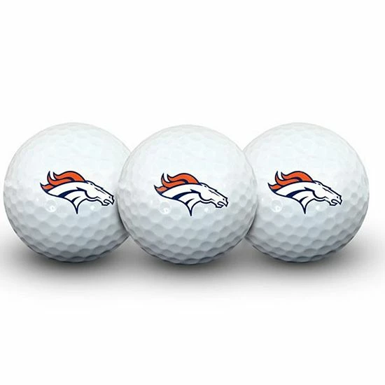 Wholesale 😍 Unbranded Denver Broncos Pack Of 3 Golf Balls 🤩
