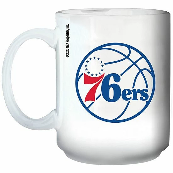 Cheapest ✔️ Unbranded Philadelphia 76ers 15oz. Primary Logo Mug 🛒