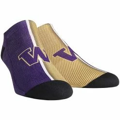 Deals 🎉 Unbranded Men's Washington Huskies Campus Stripe Ankle 🧦 Socks 🤩