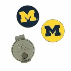 Best Pirce ❤️ Unbranded Michigan Wolverines Hat Clip & Ball Markers Set ⭐