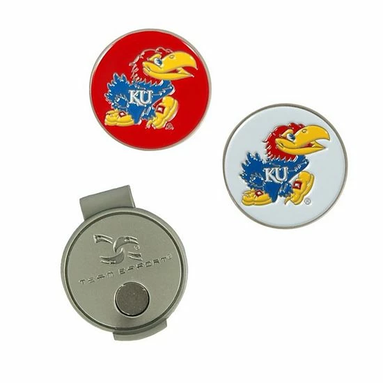 Flash Sale โญ Unbranded Kansas Jayhawks Hat Clip & Ball Markers Set ๐