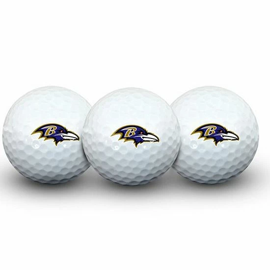 Coupon ๐คฉ Unbranded Baltimore Ravens Pack Of 3 Golf Balls โญ