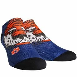 Brand new 🔔 Unbranded Men's Rock Em 🧦 Socks Auburn Tigers Mascot Low Ankle 🧦 Socks 🌟
