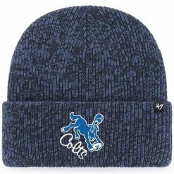Best Pirce 🎁 Unbranded Men's '47 Navy Indianapolis Colts Hometown Brain Freeze Cuffed Knit Hat 🎉