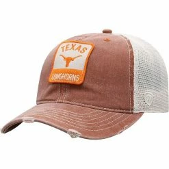 Hot Sale 💯 Unbranded Men's Top Of The World Texas Orange/Natural Texas Longhorns Ol' Faithful Trucker Snapback Hat ✔️