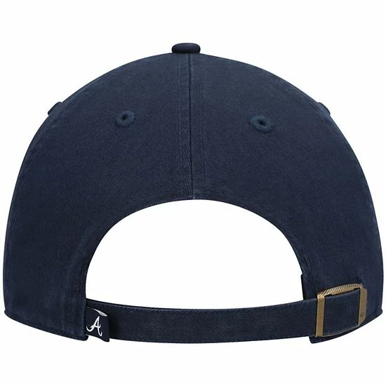 Best deal ๐ Unbranded Youth '47 Navy Atlanta Braves Team Logo Clean Up Adjustable Hat ๐ - Image 5