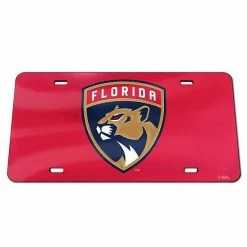Brand new 👏 Unbranded WinCraft Florida Panthers Crystal Mirror License Plate ✨