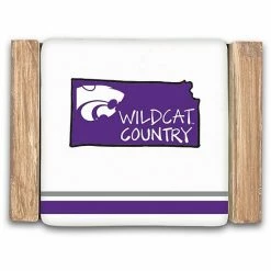 Cheap 💯 Unbranded Kansas State Wildcats Four-Piece Coaster Set ⌛