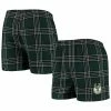 Best deal 😉 Unbranded Men's Concepts Sport Hunter Green/Black Milwaukee Bucks Fall '21 Takeaway Boxers 👍