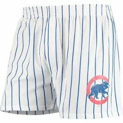 Hot Sale 🌟 Unbranded Men's Concepts Sport White Chicago Cubs Vigor Boxer Shorts 🥰