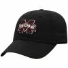 Cheapest ⌛ Unbranded Men's Top Of The World Black Mississippi State Bulldogs Staple Adjustable Hat 💯