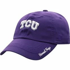 Top 10 💯 Unbranded 👩 Women's Top Of The World Purple TCU Horned Frogs Staple Adjustable Hat 🎉
