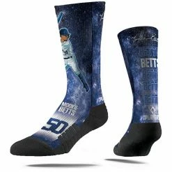 Best Pirce ⌛ Unbranded Men's Strideline Mookie Betts Los Angeles Dodgers Galaxy Crew 🧦 Socks 🔔