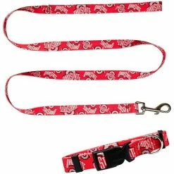 Buy 🥰 Unbranded Little Earth Ohio State Buckeyes Collar And Leash Set 🥰