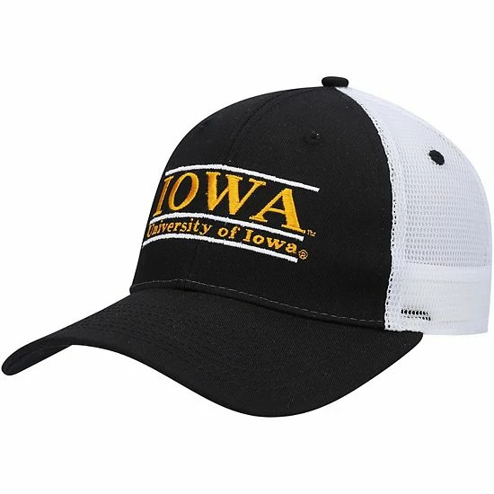 Flash Sale 🤩 Unbranded Men's The Game Black Iowa Hawkeyes Garment Washed Twill Trucker Snapback Hat ✔️ - Image 2