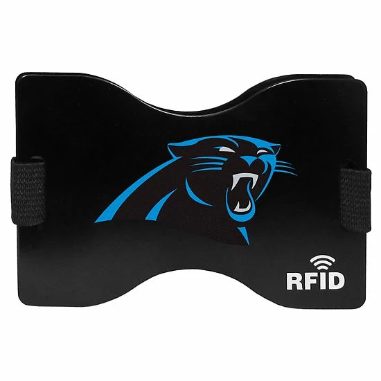 Promo ⌛ Unbranded Men's Carolina Panthers Hardcase RFID Wallet ❤️