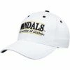 Hot Sale 😀 Unbranded Men's The Game White Idaho Vandals Classic Bar Structured Adjustable Hat 🌟