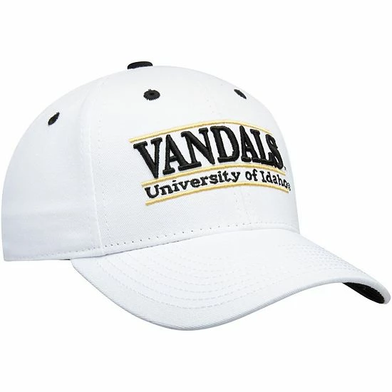 Hot Sale 😀 Unbranded Men's The Game White Idaho Vandals Classic Bar Structured Adjustable Hat 🌟 - Image 3