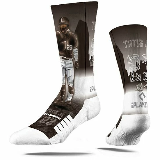 Brand new 🔥 Unbranded Men's Strideline Fernando Tatis Jr. San Diego Padres Hometown Hero Crew 🧦 Socks 👏